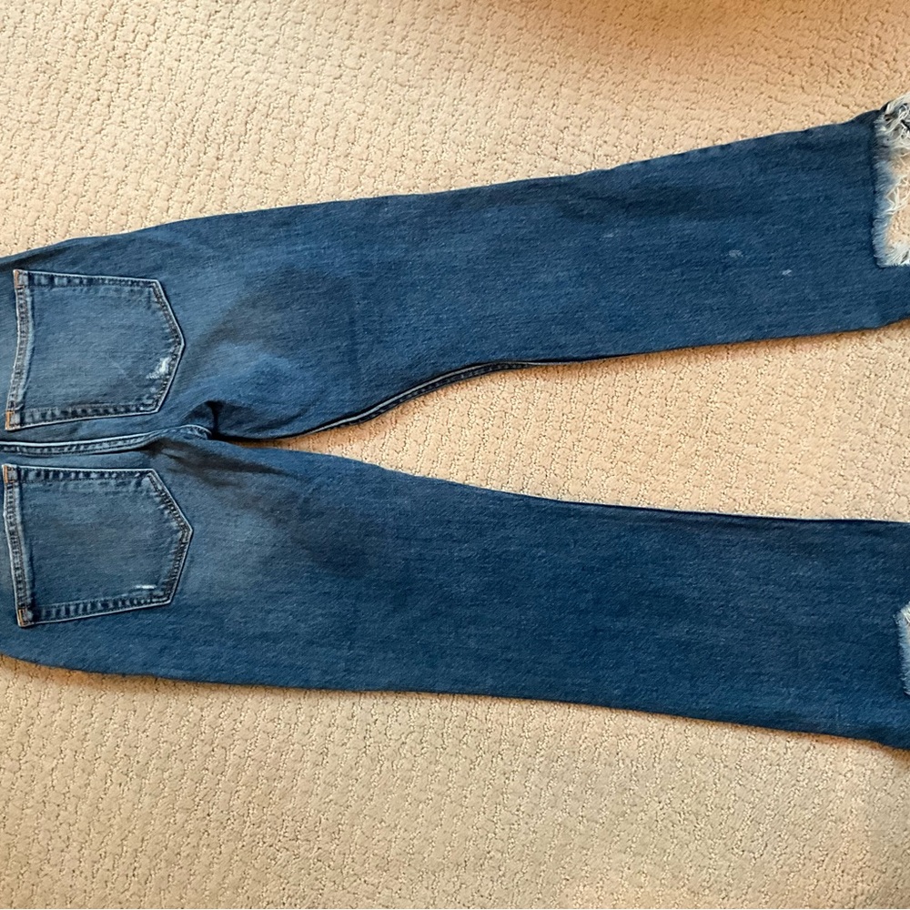 Etica flare raw hem jeans
